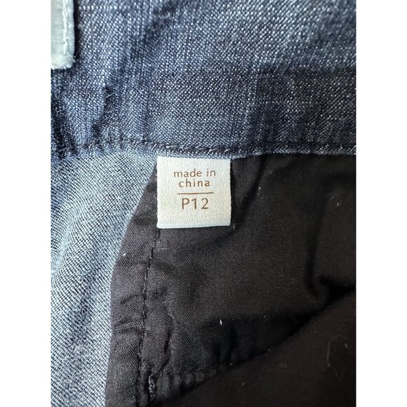 Coldwater Creek Womens Denim Trouser Jeans 12 Petite Dark Wash Stretch - Picture 3 of 9